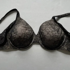 Bali BH 44B Damen Bügel leicht gefüttert schwarz Spitze Overlay vollflächig - Bild 1 von 5