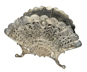 Viktorianische Pairpoint versilberte figürliche Schmuckschatulle Schatulle Schmuckrolle - Bild 1 von 9