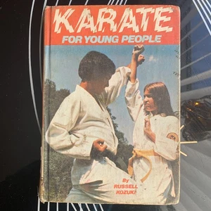 Karate for Young People hardback book Kozuki Russell martial art ex library 1974 - Picture 1 of 8