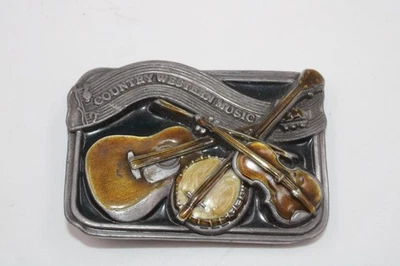 BERGAMOTA 1984 *** MÚSICA COUNTRY WESTERN* GUITARRA BANJO VIOLÍN COLOR ESMALTE Foto 1 de 4