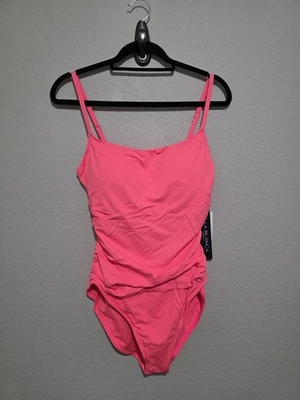 La Blanca Women's One Piece Swimsuit Island Goddess Shirred Bathing Size 12 - Image 1 of 4