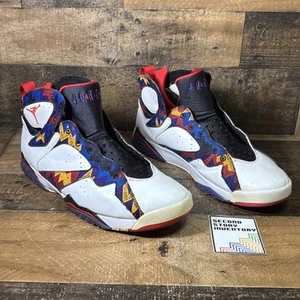 Air Jordan 7 Retro Sweater Nothing But Net 304775-142 Men Size 11 NO LACES - Picture 1 of 9