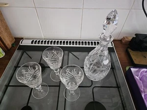 Edinburgh Crystal Royal Mail, Decanter And Glasses. - Picture 1 of 14