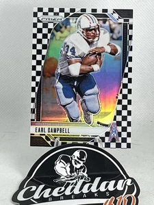 2024 Panini Prizm Earl Campbell Black & White Checkerboard Prizm #297 - Bild 1 von 2