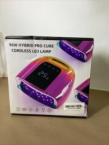 Profi Wiederaufladbarer Nagel Gel Trockner LED UV Nagel Lampe Maniküre 96W - Bild 1 von 10