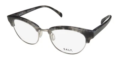 NUEVAS GAFAS SALT KRIS MLP JAPÓN GRIS MUJER 50-18-145 BROWLINE TITANIO BORDE COMPLETO Foto 1 de 4