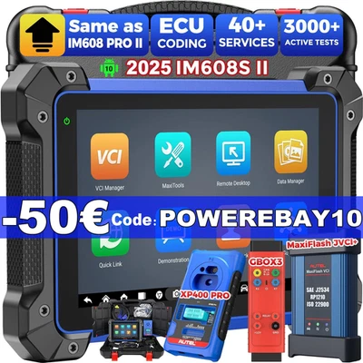 Autel MaxiIM IM608 II PRO IM608S II J2534 ECU Key Programmer ECU Coding DE Vers. - Bild 1 von 4