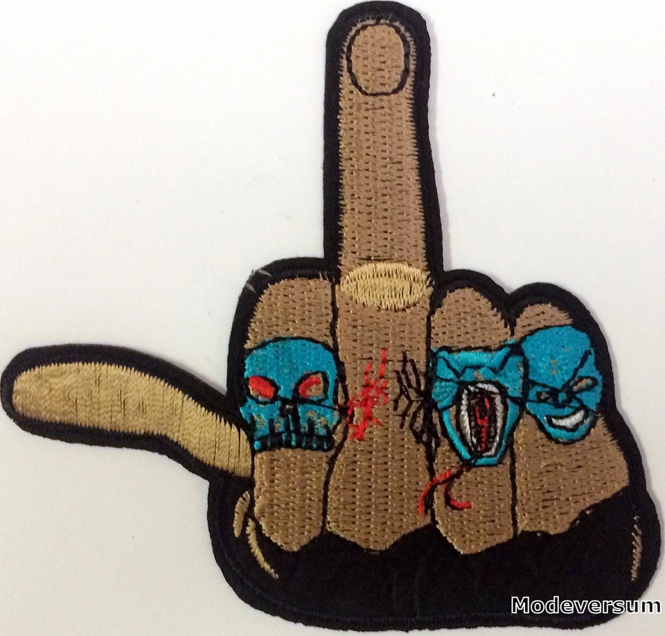 Bügelbild Aufbügler Aufnäher Patch Applikation Strass Paillette_Sticker_Mittelfi - Bild 1 von 1