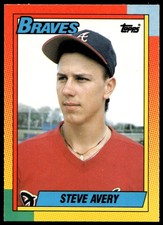 1990 Topps Steve Avery #4T Atlanta Braves