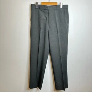 George Men’s Flat Front Front Grey Dress Pants 34x29 - Picture 1 of 5