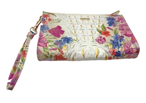 Brahmin Floral Daisy Large Zip Wristlet Clutch Multicolor Gebraucht Top Zustand - Bild 1 von 20