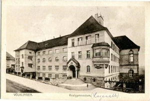 CARTOLINA VÖLKLINGEN Realgymnasium 1918 Feldpost - Foto 1 di 1