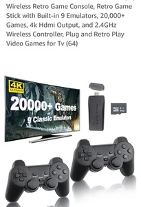 2.4G Wireless Controller Gamepad Lite 4K Ultra HD Game Stick Lite  Controllers - Picture 1 of 6
