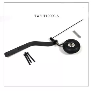 1 set 100 cc set ruote posteriori in fibra di carbonio aereo gas RC + ruota PU 1,75 pollici - Foto 1 di 5