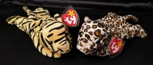 TY Beanie Babies Freckles and Stripes - Picture 1 of 12