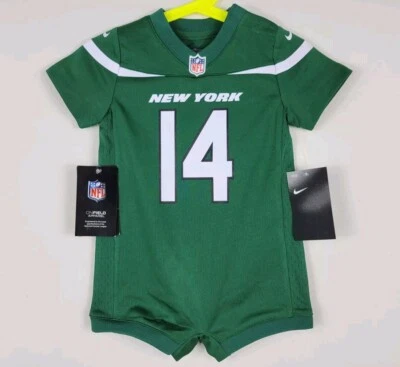 Camiseta de fútbol americano Sam Darnold #14 New York Jets NFL Nike infantil talla 12 M Foto 1 de 4