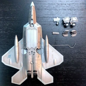 1:100 US Lockheed Martin F-22 Raptor Fighter Aircraf Model Diecast Military Gift - Picture 1 of 19