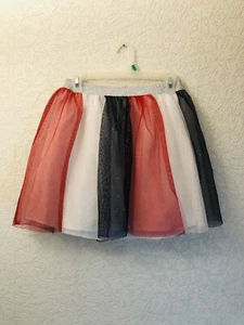 NWT Girls Americana Sparkle Tutu Skirt - Cat & Jack - XL 14 16 - Picture 1 of 3