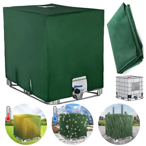 1000L IBC Tank Abdeckung Wasserdicht UV-Folie Schutzhülle Regenwassertank Cover - Bild 1 von 12