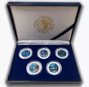 2000 Statehood Quarters 25c Colorized Five Piece Set - Picture 1 of 4