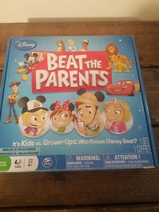 Disney Beat The Parents Board Game - It's Kids vs. Grown-Ups: Who Knows Best?  - Picture 1 of 12