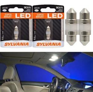 Sylvania ZEVO LED Light De3021 White 6000K Two Bulbs Interior Dome Upgrade EO - Picture 1 of 10