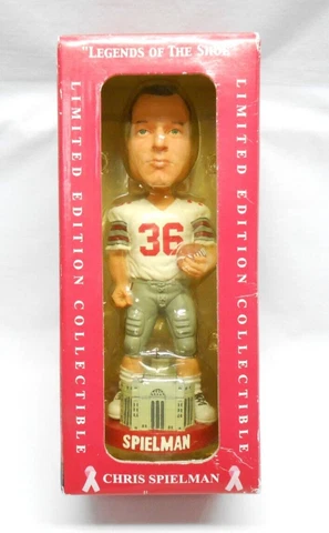 Chris Spielman #36 Legends of The Shoe Ohio State Limited Ed Bobblehead Forever Cover
