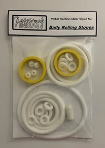 1980 Bally Rolling Stones Pinball Machine Rubber Ring Kit - Picture 1 of 3