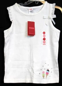 2008 Gymboree Ice Cream Social Easter Tank Top sz 8 NWT Girls Rhinestone Bow - Picture 1 of 8