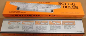 Roll-O-Ruler Rolling Drafting Ruler 12in Wei's CP-405 - Picture 1 of 2