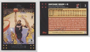 2007-08 Topps Dwyane Wade #3 HOF