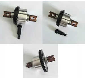 Kit de engranajes diferenciales de metal (delantero + trasero + centro) para KM 1/7 Subaru Rally - Imagen 1 de 7