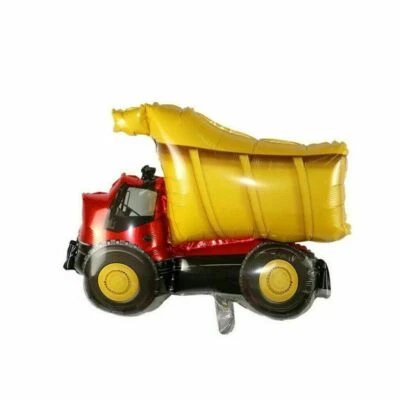 Camión volquete globo construcción vehículo constructor cumpleaños fiesta decoración enorme Foto 1 de 4