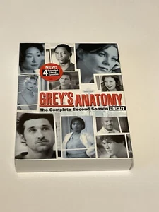 Greys Anatomy - Season 2: Uncut (DVD, 2006, 6-Disc Set) NEW - FREE SHIP - Foto 1 di 2