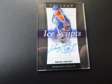 2005-06 Upper Deck Trilogy Ice Script Autograph Wayne Gretzky  IS-WG  Beautiful!