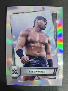 2025 Topps Chrome WWE #161 LUCIEN PRICE SILVER REFRACTOR - Picture 1 of 2