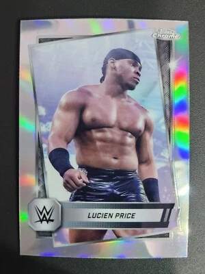 2025 Topps Chrome WWE #161 LUCIEN PRICE SILVER REFRACTOR - Image 1 of 2