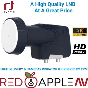 Inverto Black Premium PLL Technology 0.2dB Twin Output 4K UHD Satellite LNB - Picture 1 of 9