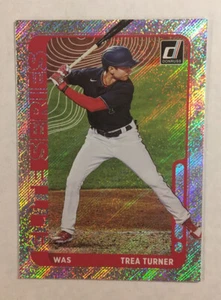 2021 Donruss Trea Turner Elite Series Rapture Holo #ES-8 - Picture 1 of 2
