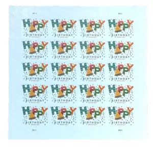 Pane of 20 Scoot# 5635 - 2021 First-Class Happy Birthday Stamp Celebration Party - Picture 1 of 1