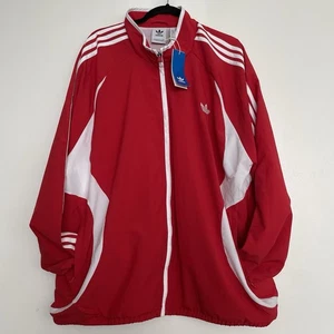 Herren Adidas Adicolor Teamgeist Track Top Rot Größe 2XL - Bild 1 von 5