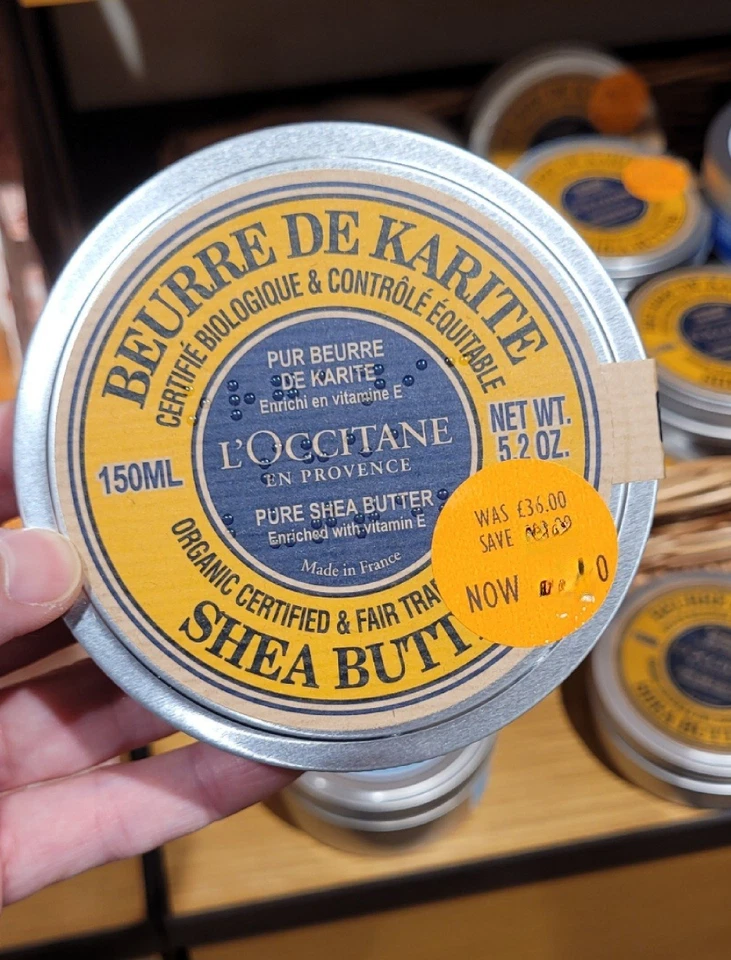 L'Occitane Organic Pure Shea Butter 150ml Brand New - Image 1 of 1