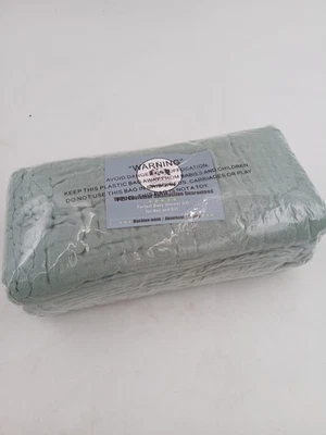 Paquete de 12 paños eructos de muselina para bebé Spotted Play verde 20x10 pulgadas algodón nuevo conjunto Foto 1 de 4