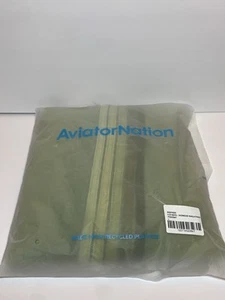 Neu mit Etikett Aviator Nation fünf gestreifte Damen-Jogginghose, armeegrün, Größe Large - Bild 1 von 9