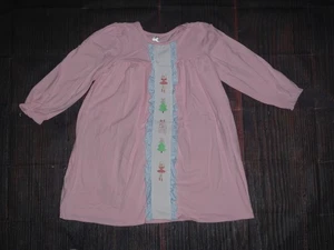 NEW Boutique Christmas Nutcracker Girls Pink Long Sleeve Nightgown Pajamas 7-8 - Picture 1 of 2