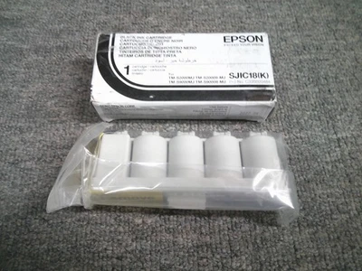Cartucho de tinta negro Epson SJIC18 (K) nuevo genuino TM-S2000MJ TM-S9000MJ 04/2027 Foto 1 de 2
