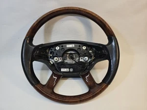 07-10 Volante conductor Mercedes W221 S550 CL550 con palancas de cambio OEM - Imagen 1 de 14