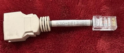 Adaptador Ethernet raro cable D Sub 14 pines macho a RJ-45 530-1813-01 Sun Foto 1 de 4