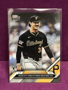 2024 Topps Now - Paul Skenes #770 (RC) | GOAT | Sub-2.00 ERA | Pirates - Picture 1 of 2