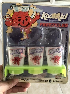 VTG 80’s Kool- Aid Freezable’s Hawaiian Punch Ice Pop Maker Set Of 3 - Picture 1 of 7